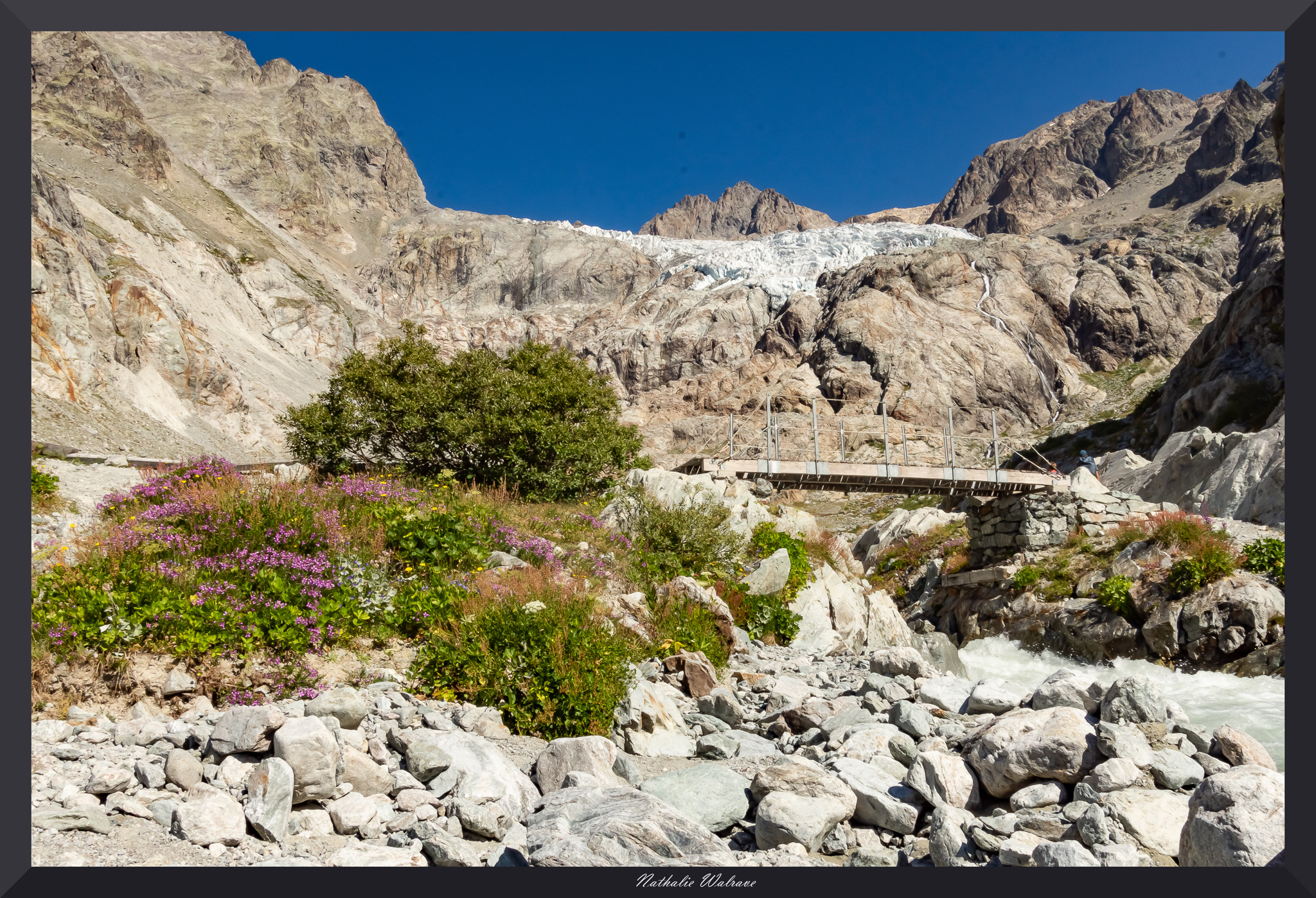 Sur le chemin vers le glacier blanc